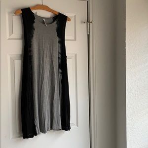 RVCA tie dye super-soft jersey knit swing dress